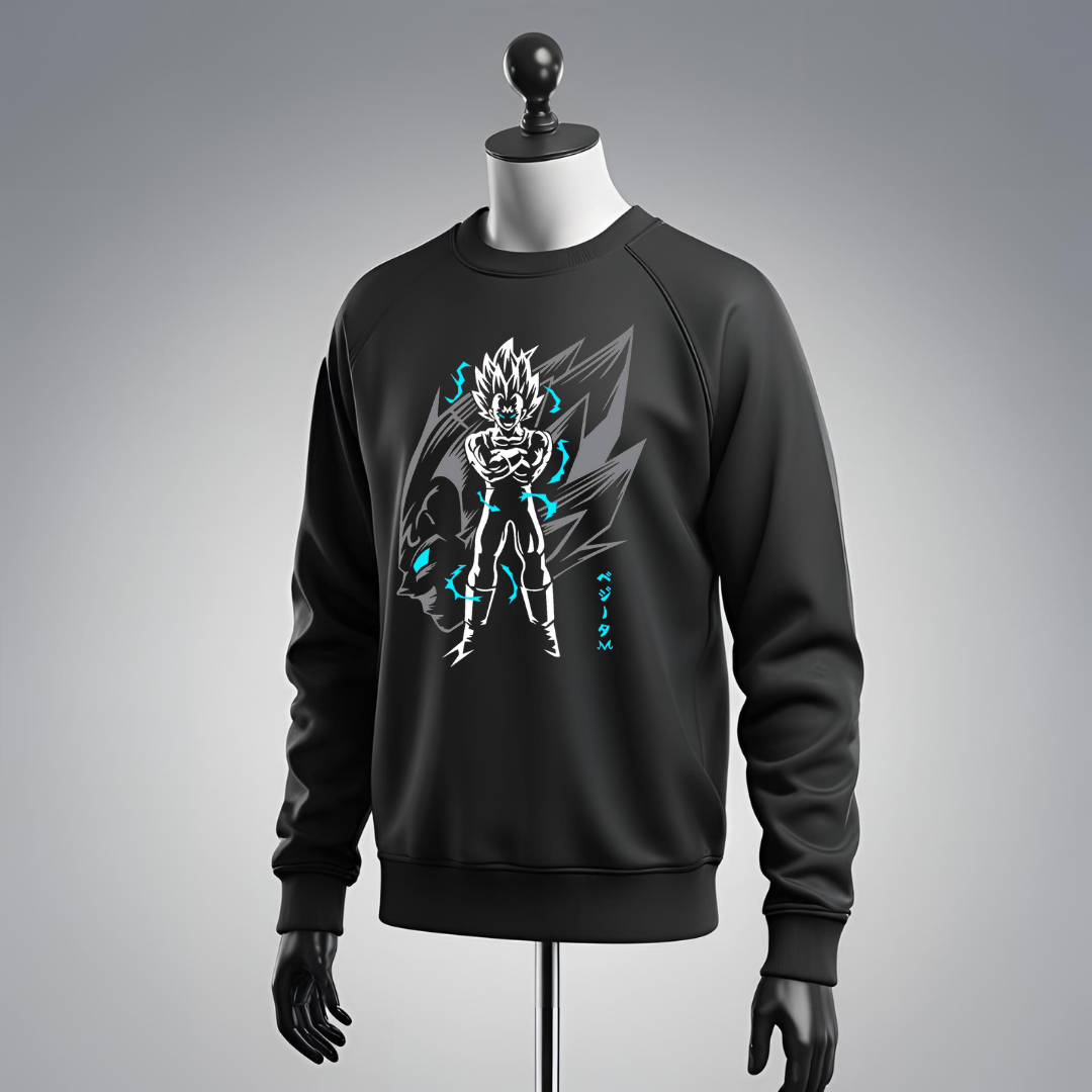 Felpa Dragon Ball – Majin Vegeta, Idea Regalo per Fan DBZ