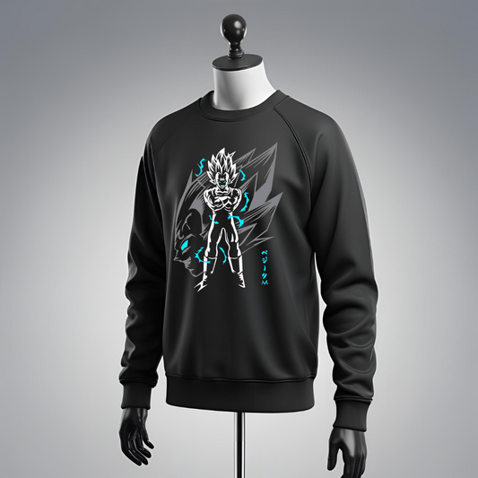 Felpa Dragon Ball – Majin Vegeta, Idea Regalo per Fan DBZ