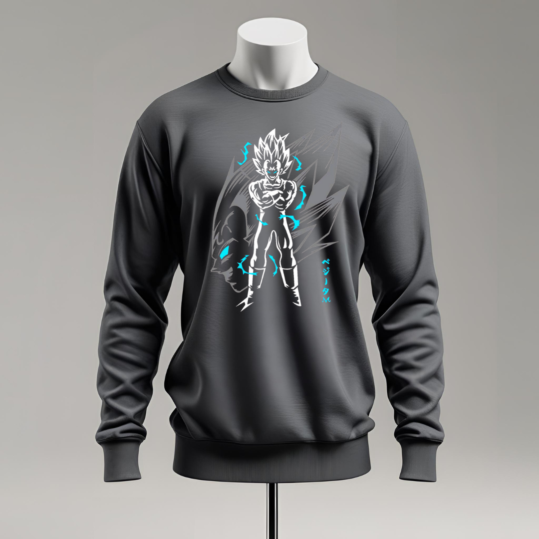Felpa Dragon Ball – Majin Vegeta, Idea Regalo per Fan DBZ