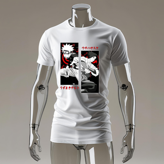 T-shirt Naruto Shippuden – Abbigliamento Unisex Naruto & Sasuke