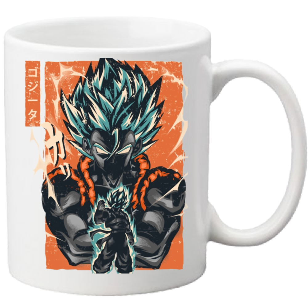 Tazza Otaku Gogeta Blue – Perfetta per Caffè o Tè in Stile Giapponese