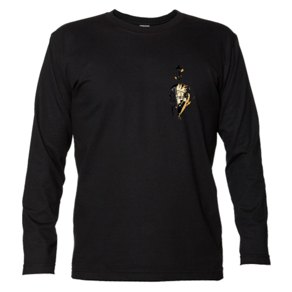 T-Shirt Manica Lunga Kanji Genio Tartaruga