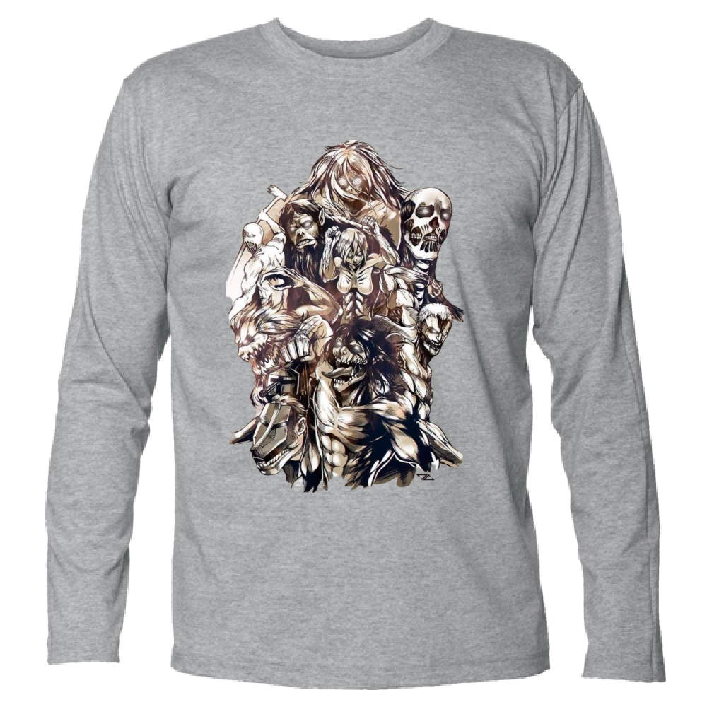 T-shirt Lunga Attack on Titan – Outfit Casual per Otaku