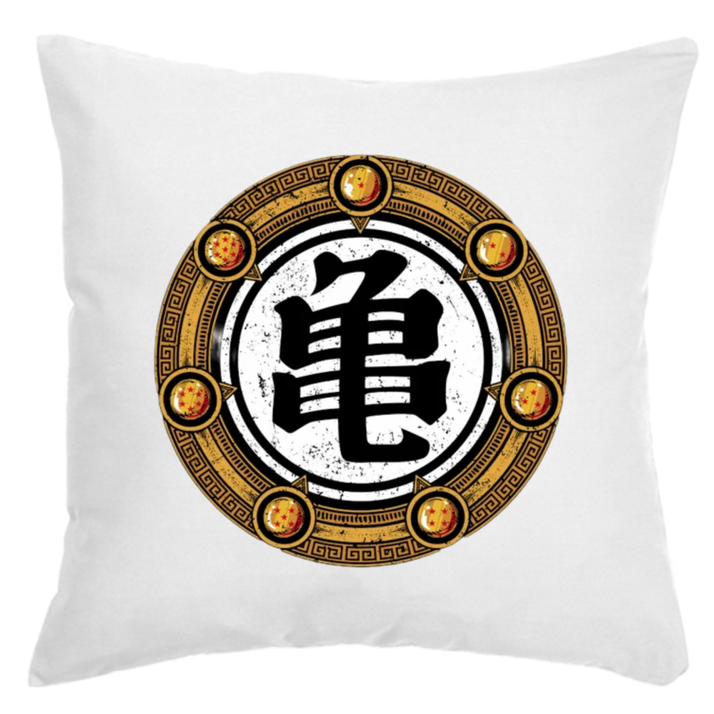 Kanji genio Tartaruga Cuscino