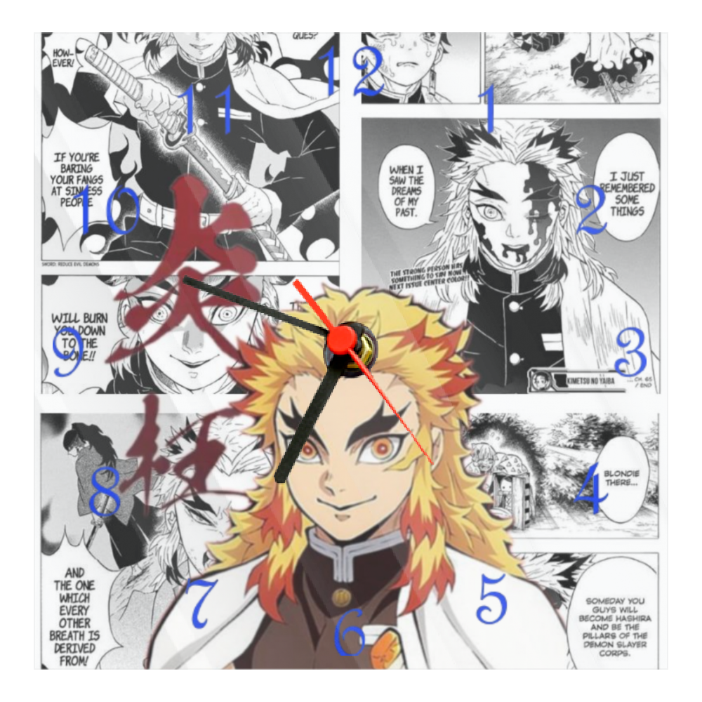Orologio da muro Rengoku