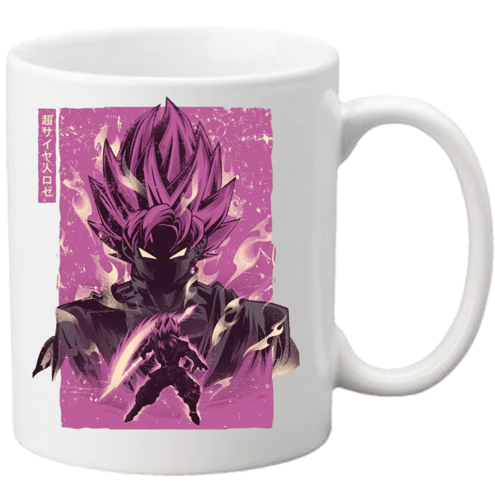Tazza Anime Dragon Ball – Goku Black in Versione Godlike