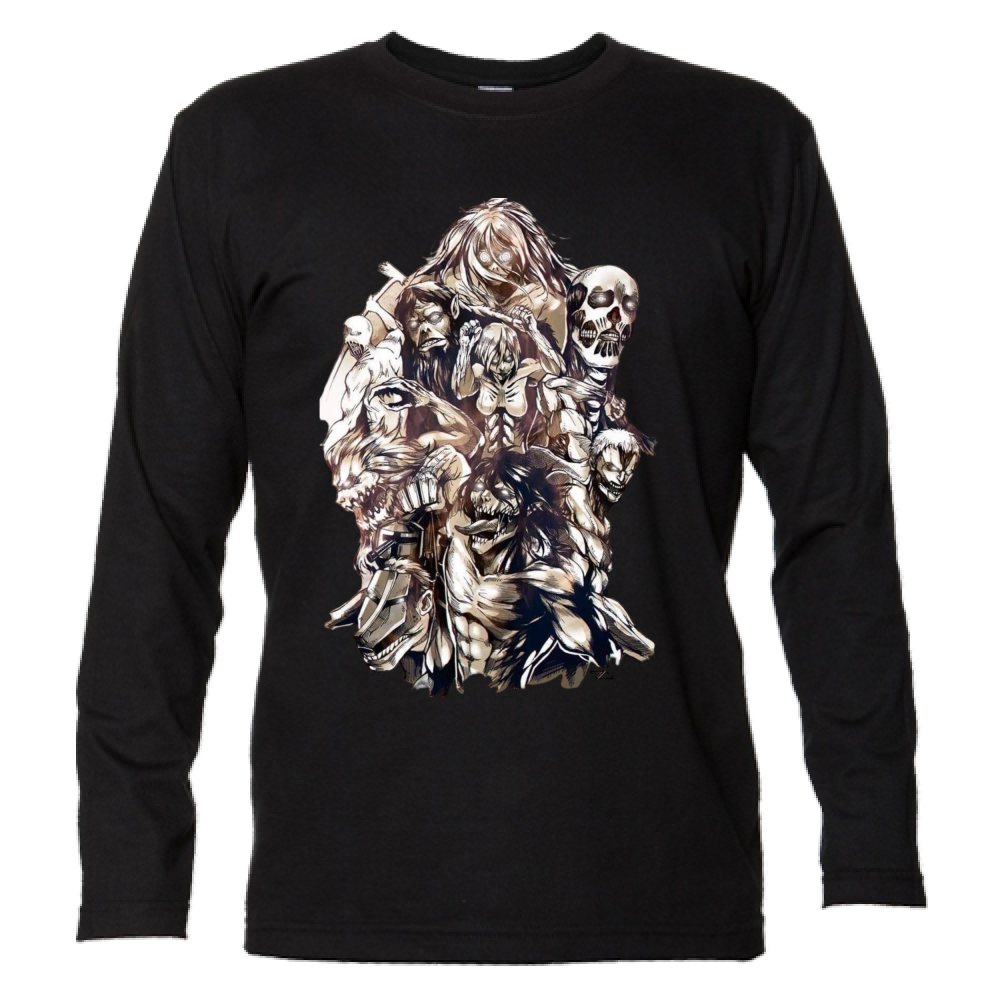 T-shirt Lunga Attack on Titan – Outfit Casual per Otaku
