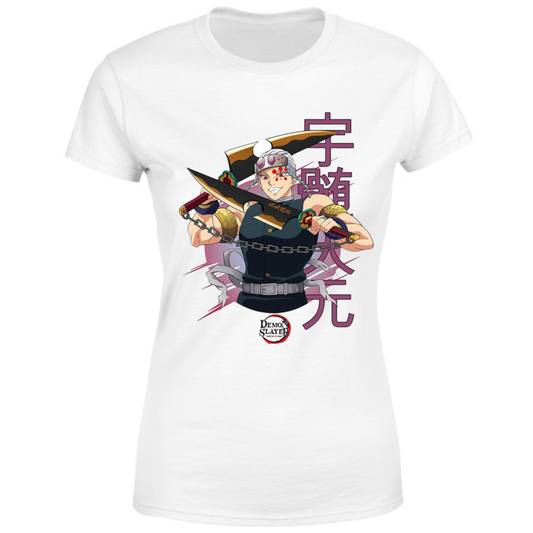 T-shirt Donna Tengen Uzui – Stile Anime per Fan di Demon Slayer