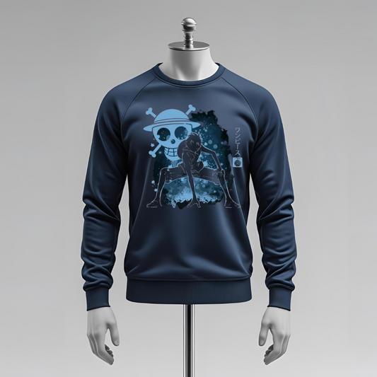 Felpa One Piece – Design con Luffy Cappello di Paglia