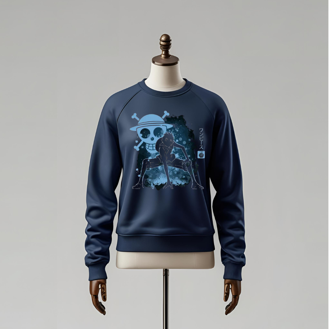 Felpa One Piece – Design con Luffy Cappello di Paglia