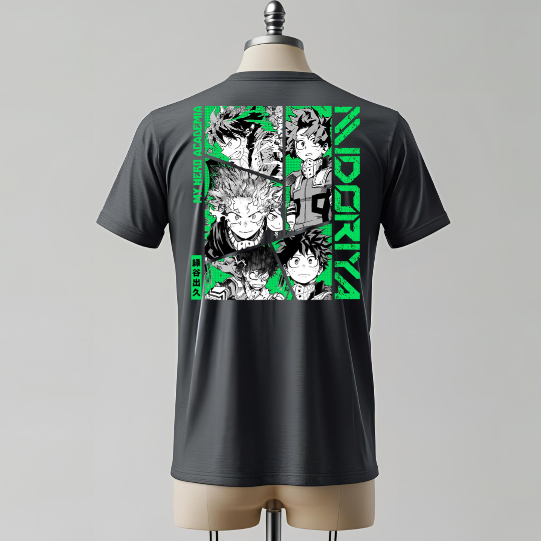 T-shirt Deku – Maglietta Anime per Fan di My Hero Academia