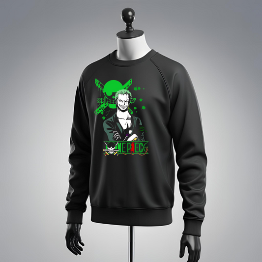 Felpa Zoro Anime One Piece – Stile Streetwear per Veri Fan