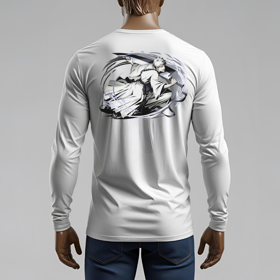 Felpa Zangetsu – Abbigliamento Anime Bleach con Spada Iconica