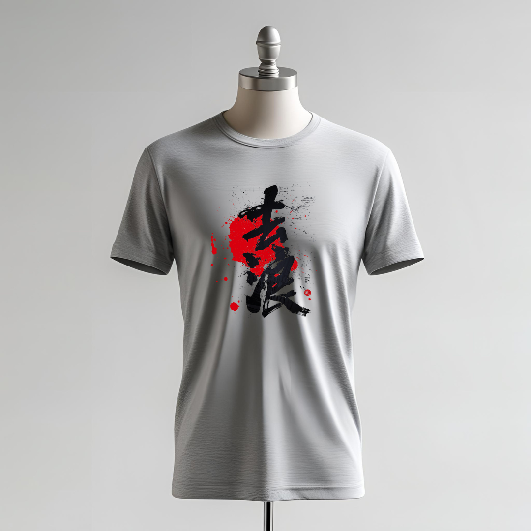 T-shirt con Kanji Giapponesi – Maglietta Unisex Stile Nipponico