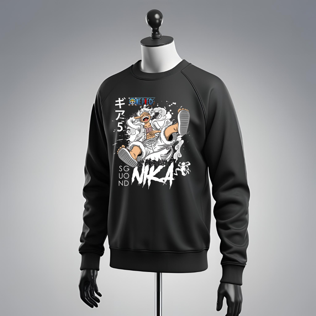 Hoodie Luffy Gear 5 – Felpa Unisex per Otaku