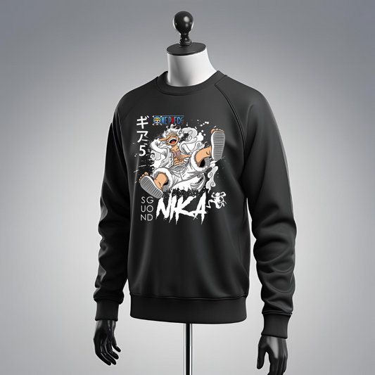 Hoodie Luffy Gear 5 – Felpa Unisex per Otaku