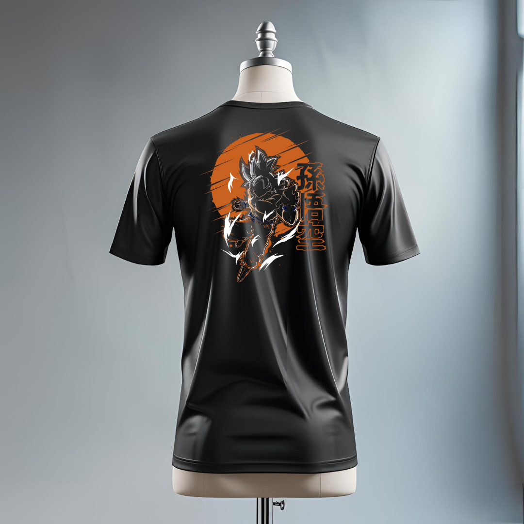 T-shirt Dragon Ball Super – Goku in Modalità MUI (Ultra Istinto)
