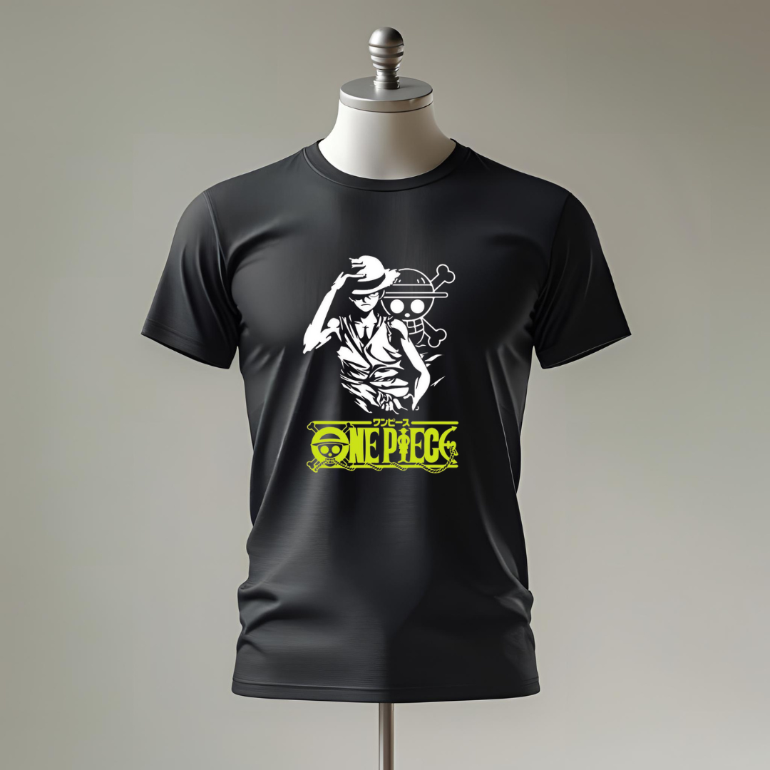 T-shirt Anime One Piece – Design Iconico con Luffy