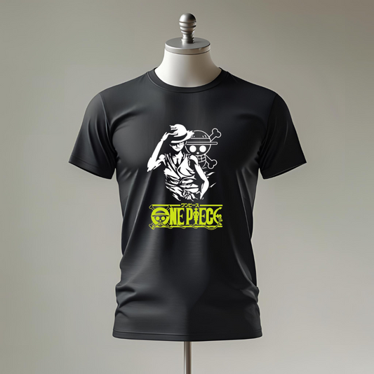 T-shirt Anime One Piece – Design Iconico con Luffy