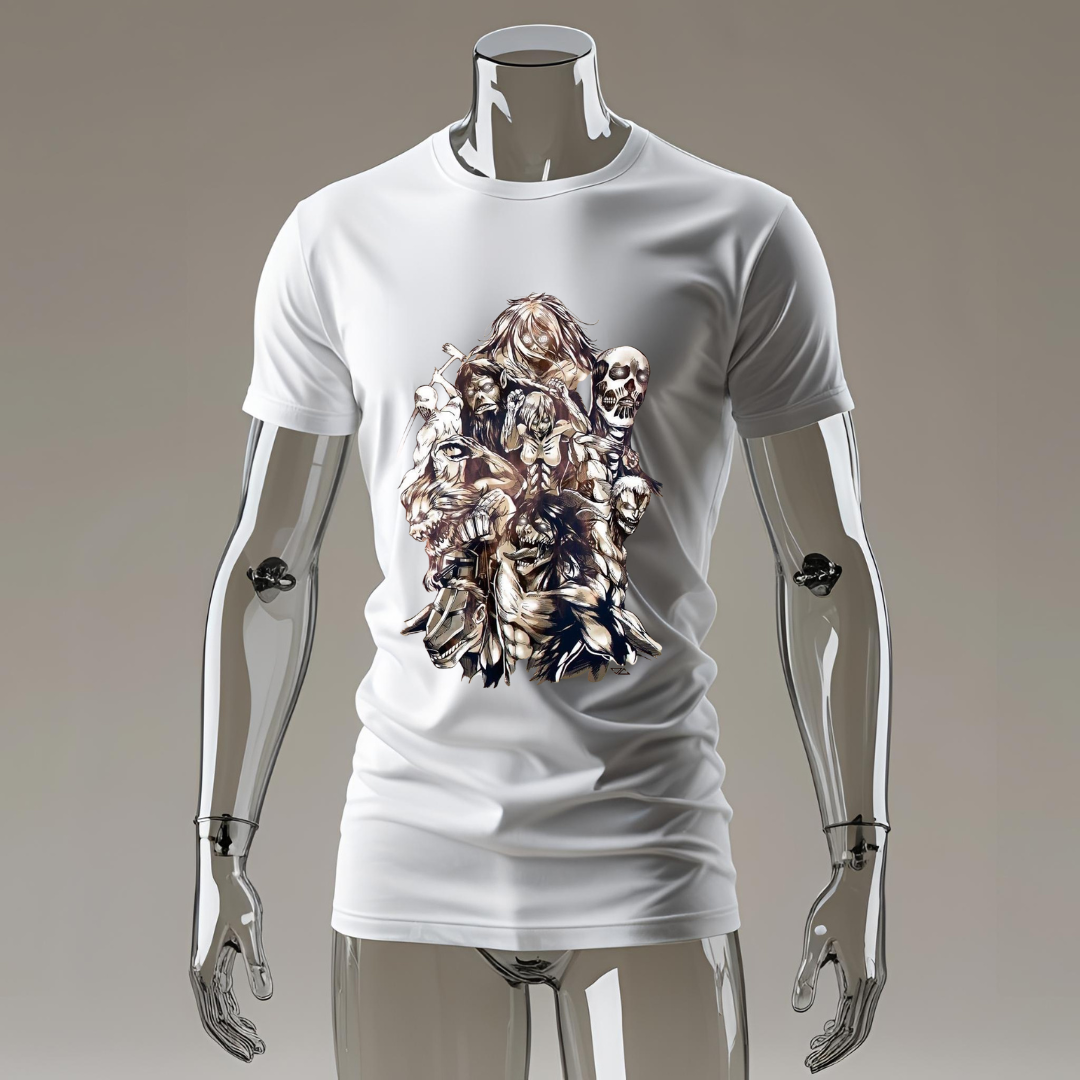 T-shirt Giganti Attack on Titan – Maglietta Anime per Veri Fan di AOT