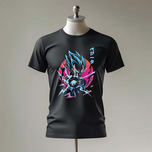 T-shirt Vegeta Super Saiyan Blue – Look Streetwear per Appassionati DBZ