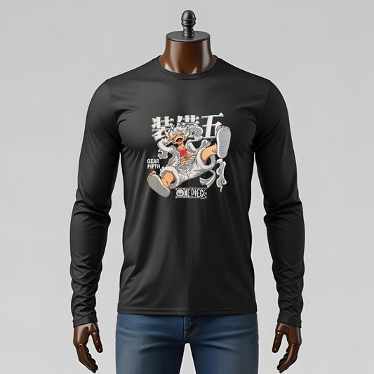 T-shirt Manica Lunga Anime – Look Casual con il Capitano Luffy Gear 5