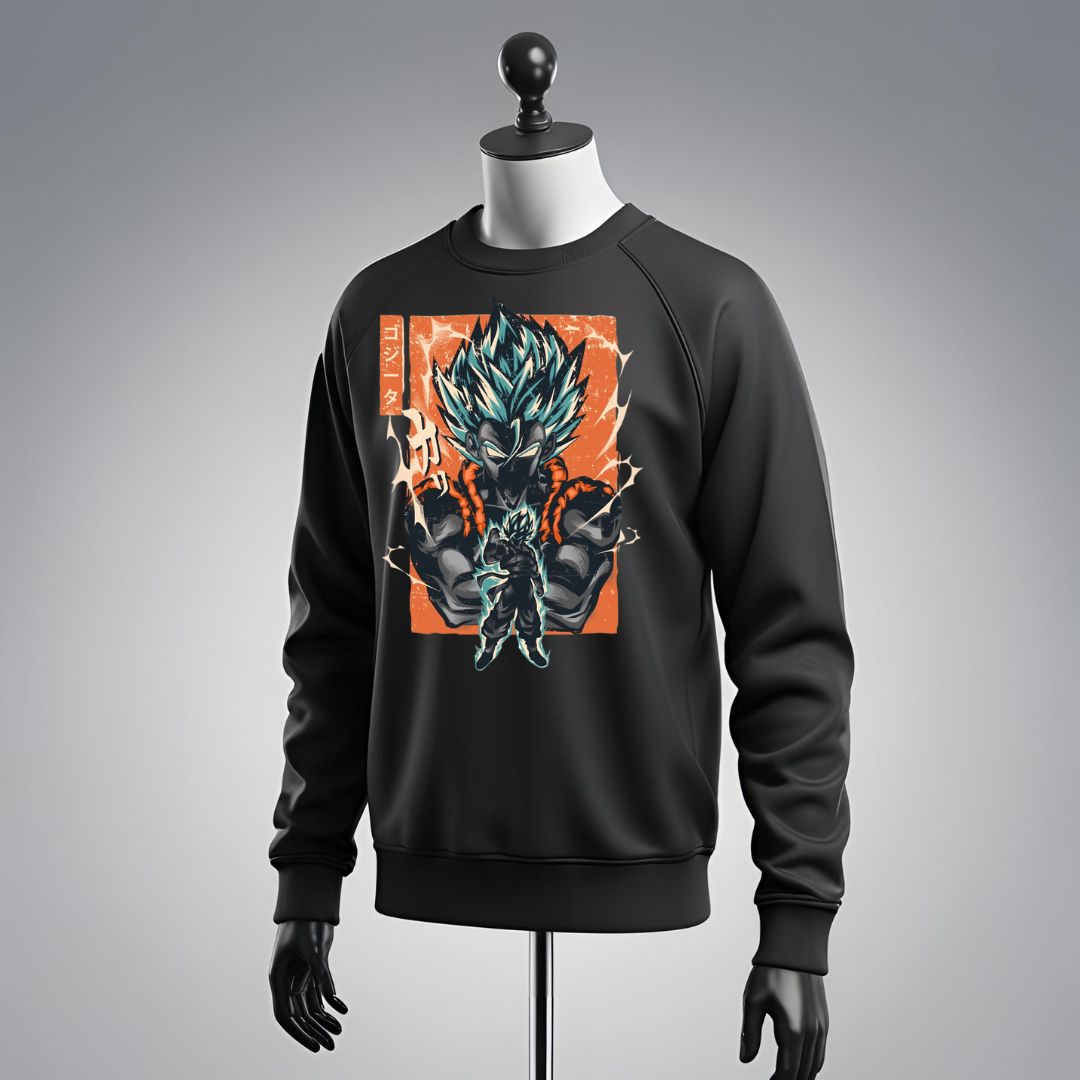 Felpa Dragon Ball – Gogeta Super Saiyan per Veri Fan