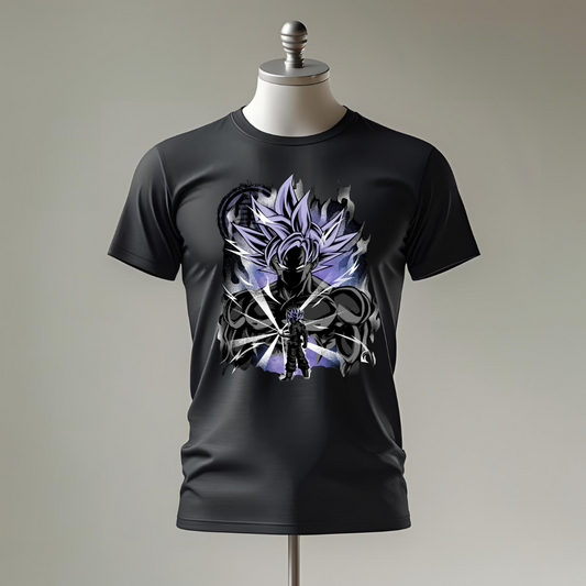 T-shirt Anime Uomo Dragon Ball – Goku Ultra Istinto Power Up