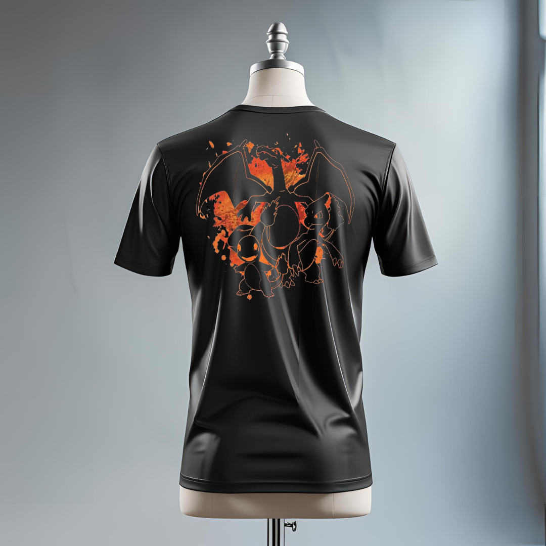 T-shirt Unisex Charizard Evoluzione – Design Pokémon Anime