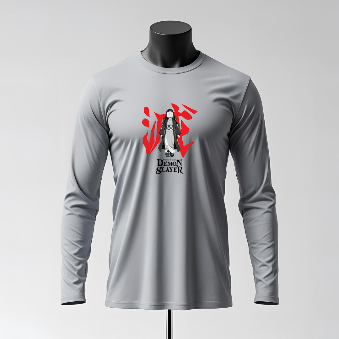 T-shirt Lunga Kimetsu no Yaiba – Abbigliamento Otaku con i Pilastri