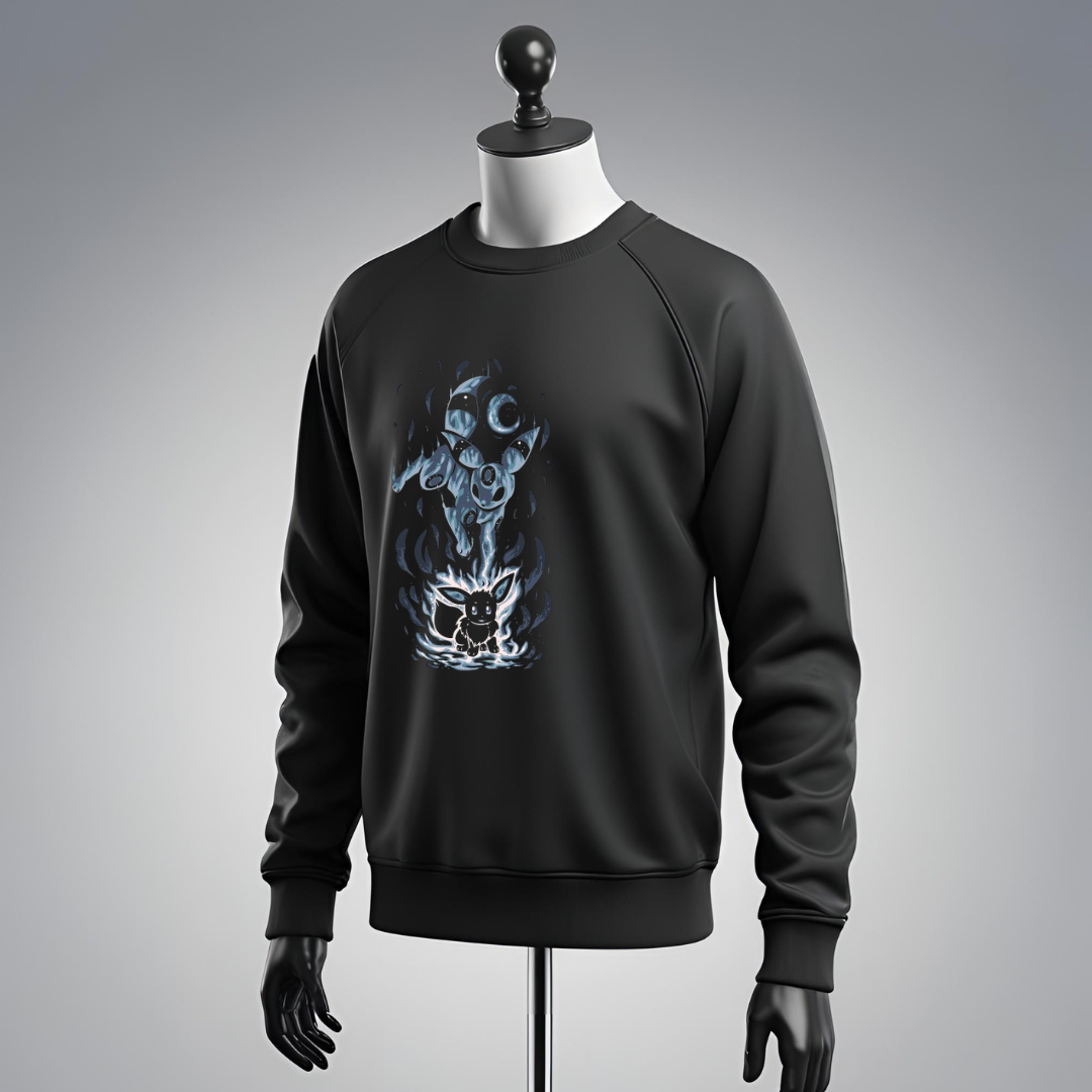 Felpa Umbreon Pokémon – Stile Anime Unisex