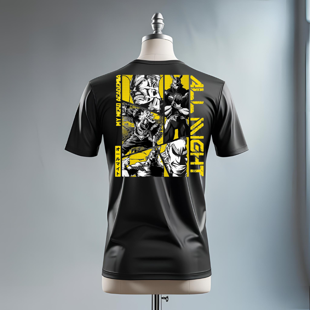 T-shirt All Might – Maglietta Anime per Fan di My Hero Academia