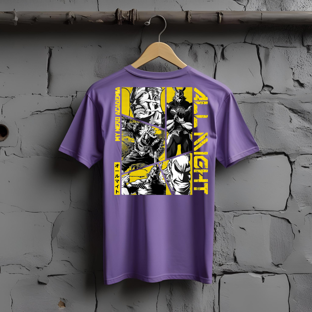 T-shirt All Might – Maglietta Anime per Fan di My Hero Academia