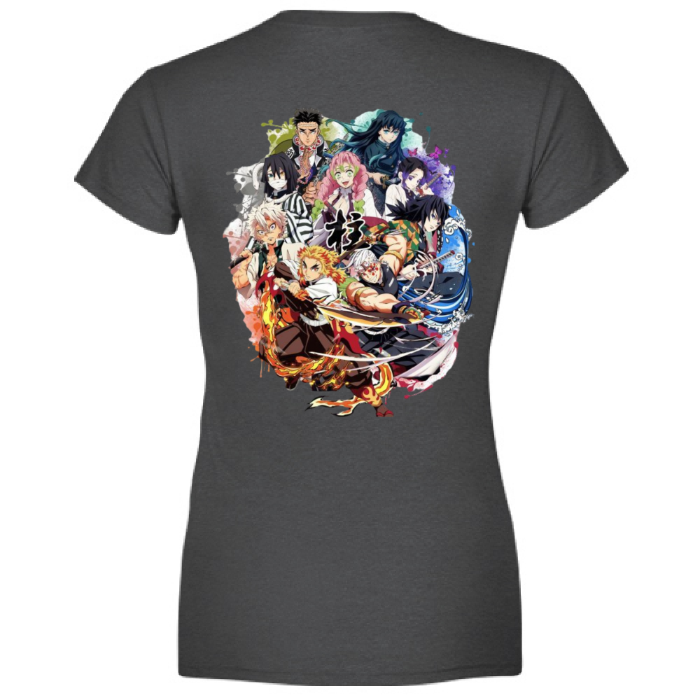 T-shirt Donna Pilastri Demon Slayer – Abbigliamento Streetwear per Otaku