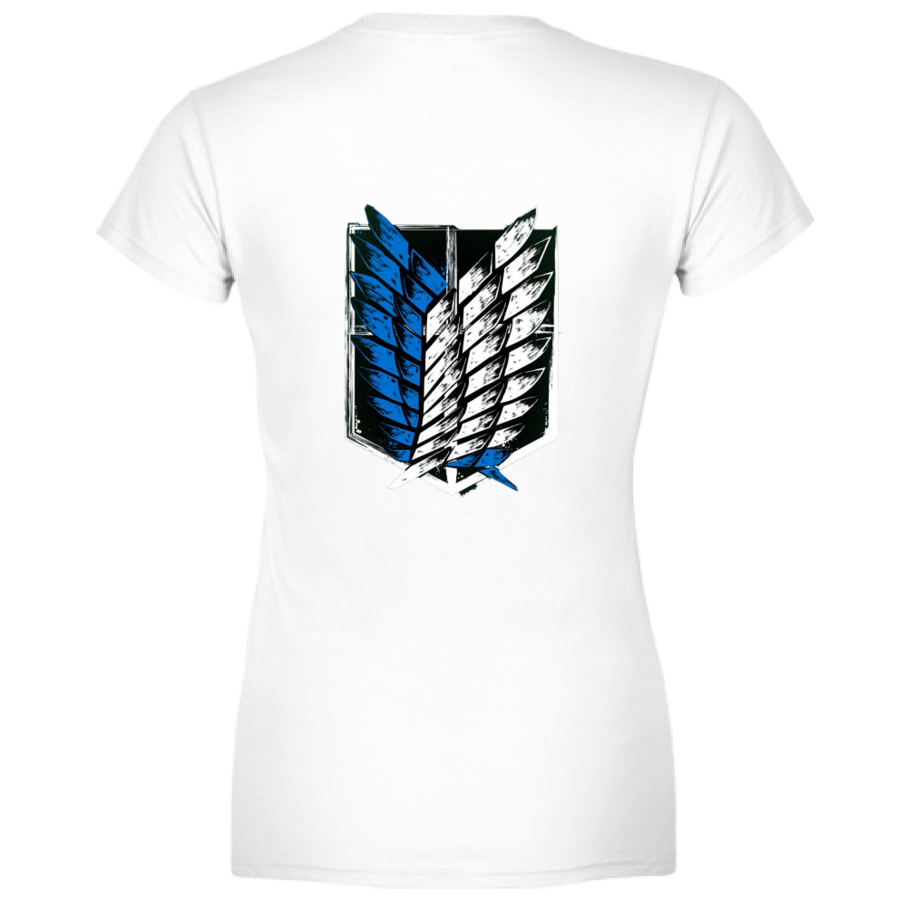 T-Shirt scollo a V Ali della Libertà