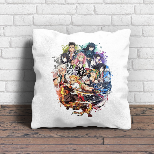 Cuscino Pilastri Demon Slayer – Decorazione Anime per Fan di Kimetsu no Yaiba