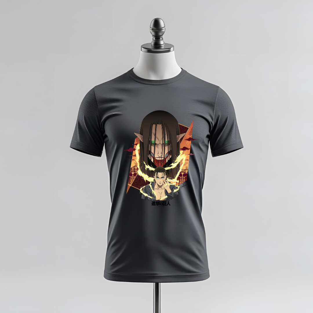T-shirt Eren Yeager - Attack on Titan Fondatore