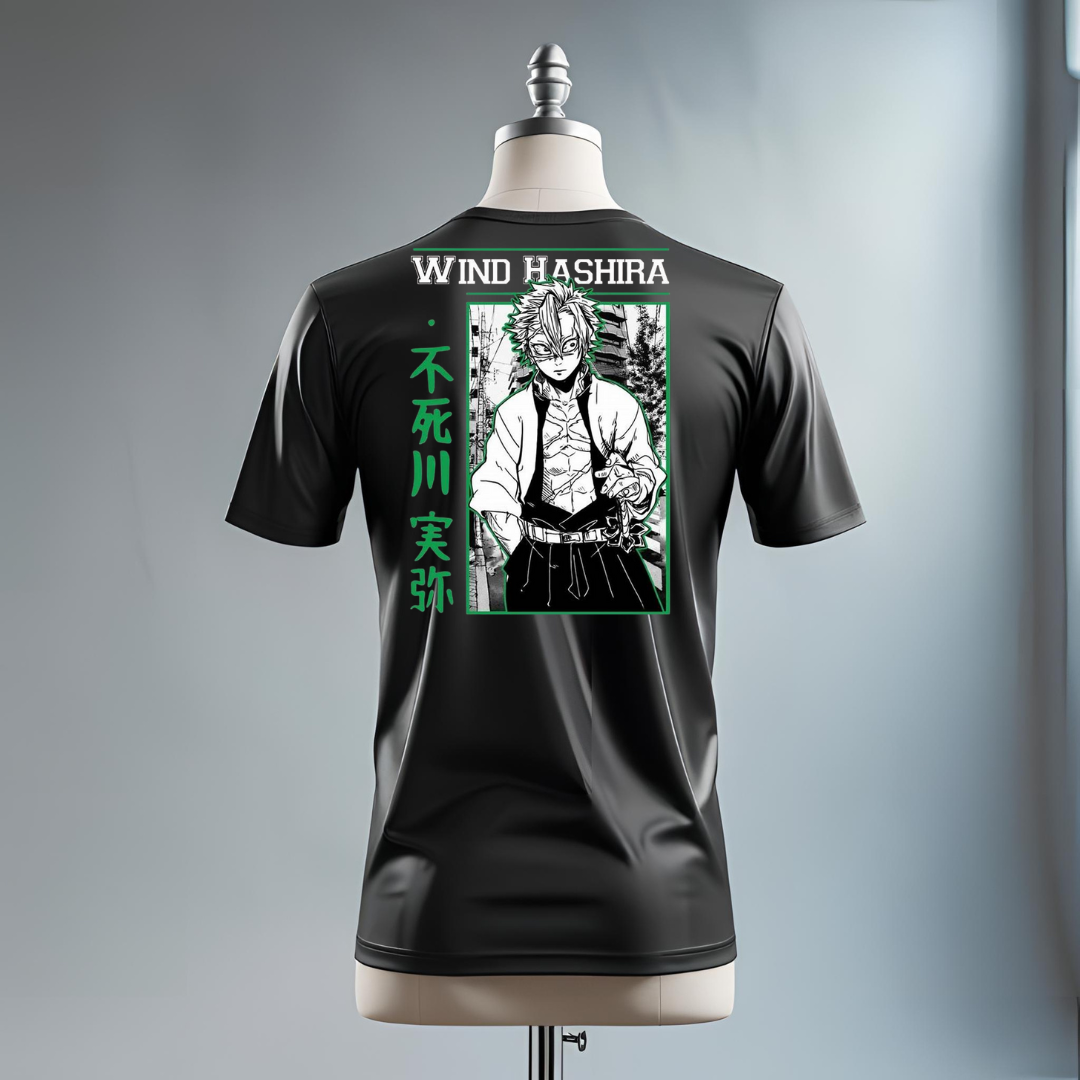 T-shirt Sanemi Shinazugawa – Design Esclusivo per Veri Fan