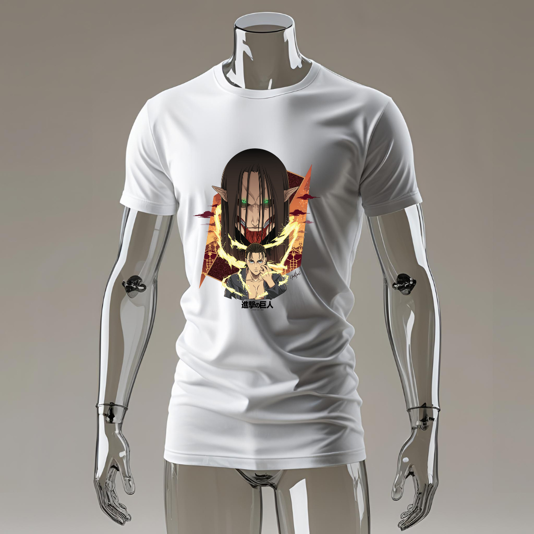 T-shirt Eren Yeager - Attack on Titan Fondatore