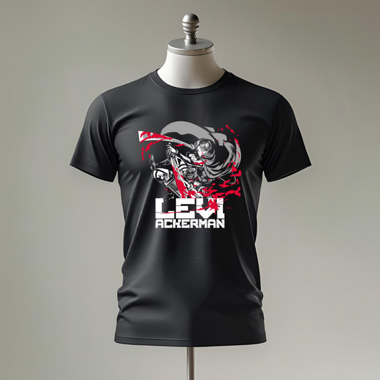 T-shirt Levi Ackerman – Stile da combattimento
