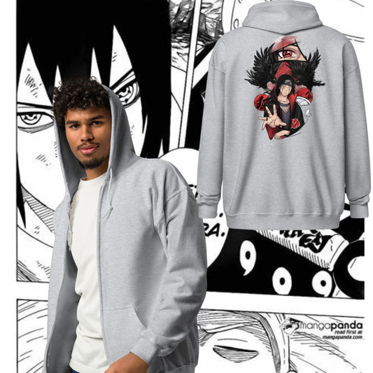 Felpa con zip Itachi