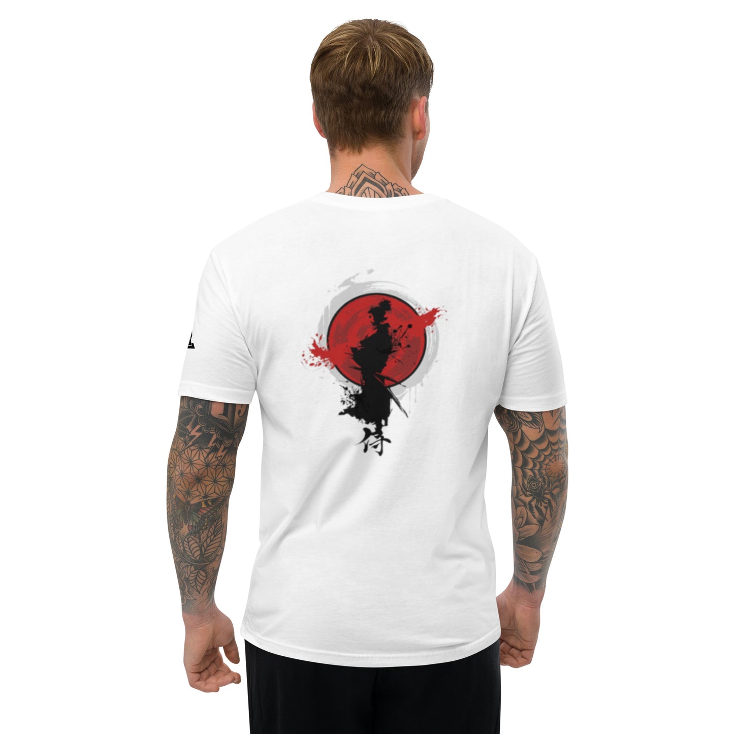T-shirt Samurai Aderente – Maglietta Slim Fit con Guerriero Giapponese