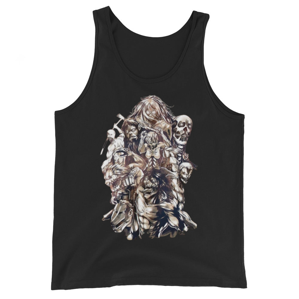 Canotta Otaku – I Giganti di Attack on Titan in Stile Streetwear