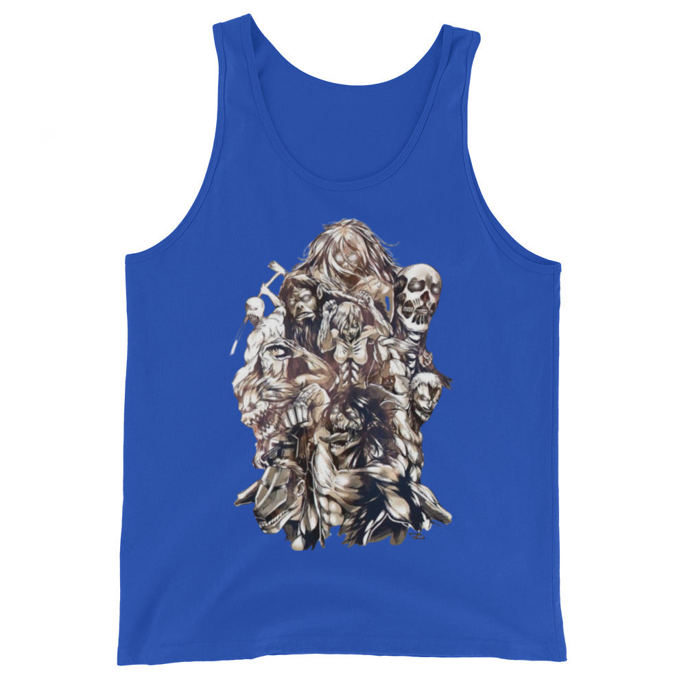 Canotta Otaku – I Giganti di Attack on Titan in Stile Streetwear