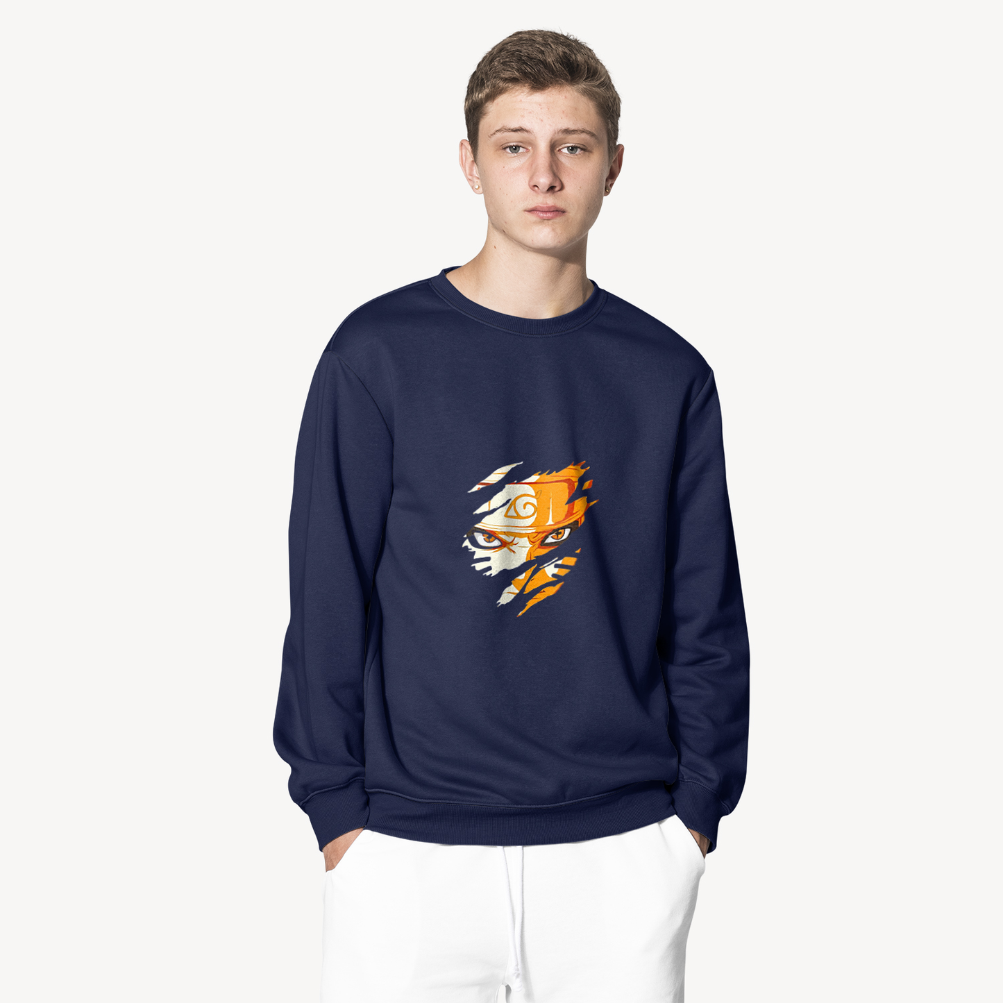 Felpa Naruto Shippuden – Stile Ninja Uzumaki Streetwear