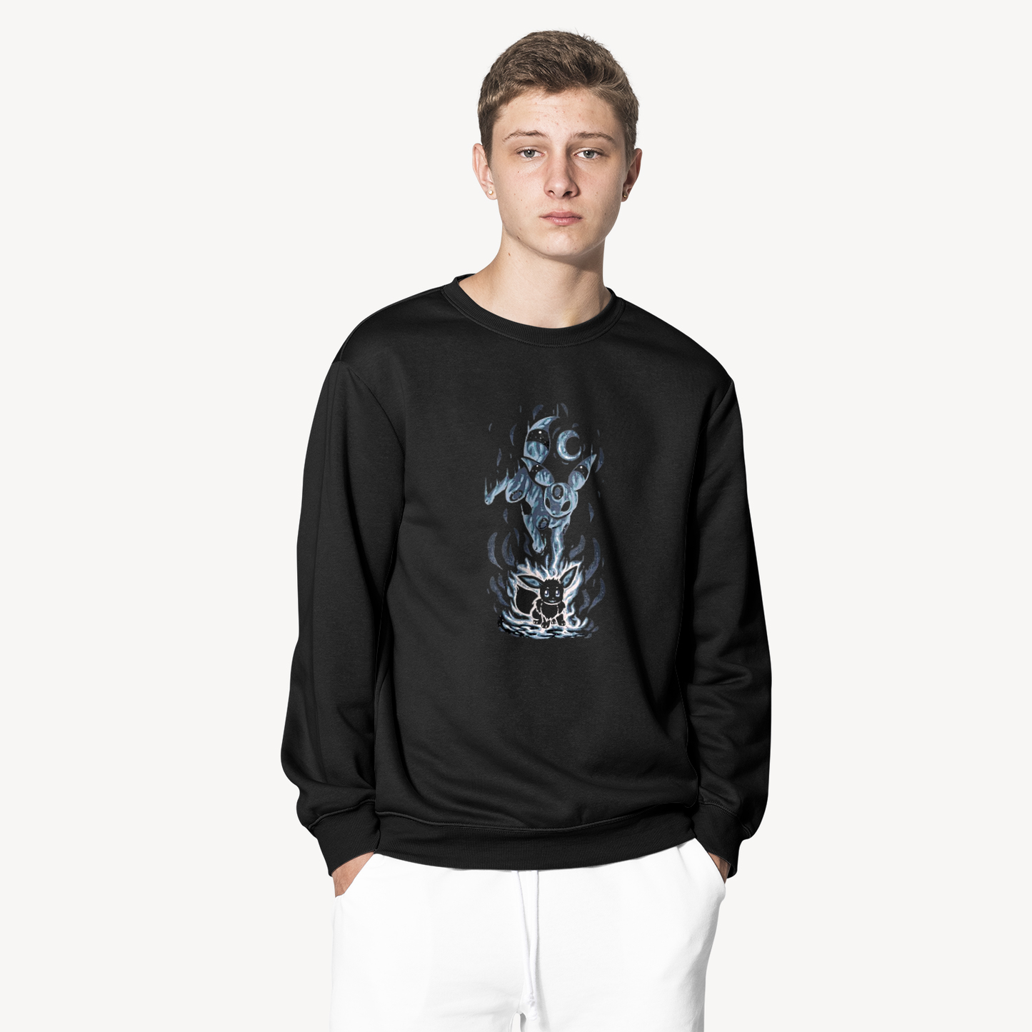 Felpa Umbreon Pokémon – Stile Anime Unisex