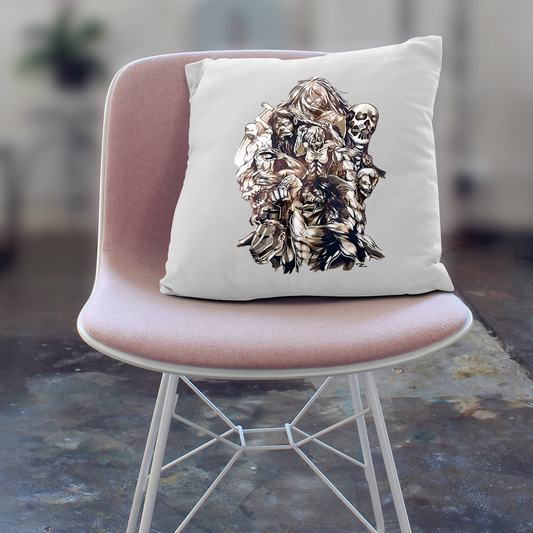 Cuscino Anime AOT – Giganti in Stile Decorativo per Casa o Camera