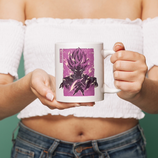 Tazza Anime Dragon Ball – Goku Black in Versione Godlike