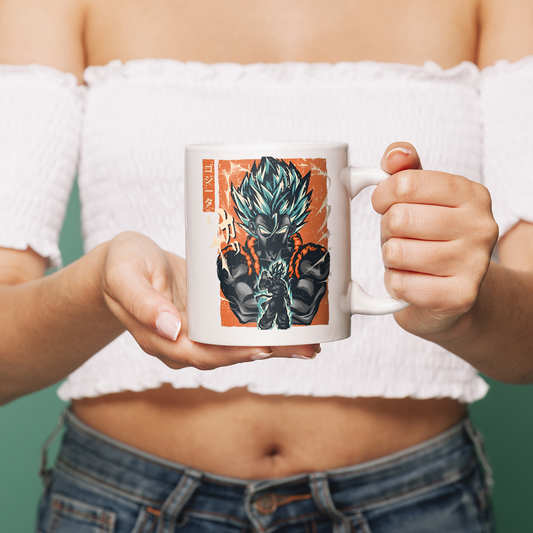 Tazza Otaku Gogeta Blue – Perfetta per Caffè o Tè in Stile Giapponese