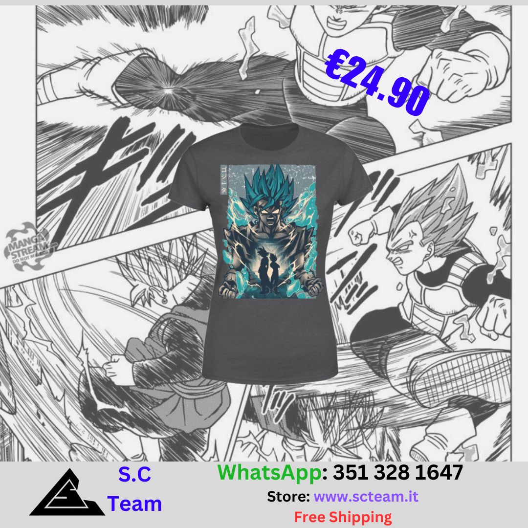 T-Shirt Donna Vegeth SSj Blue